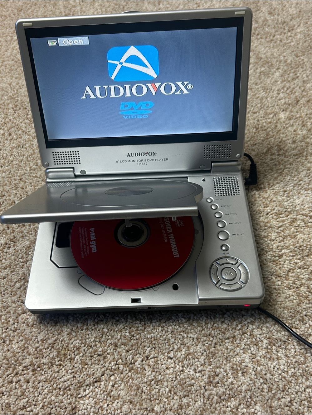 Audiovox Portable Monitor and DVD Player - Picture 11 of 14